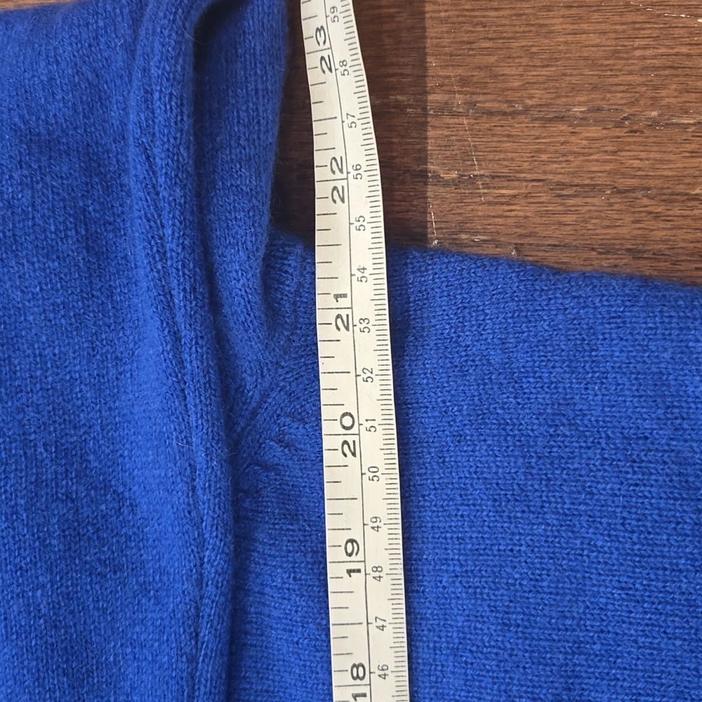 Charter Club Royal Blue 100% Cashmere Turtleneck Sweater, XL - Picture 6 of 7
